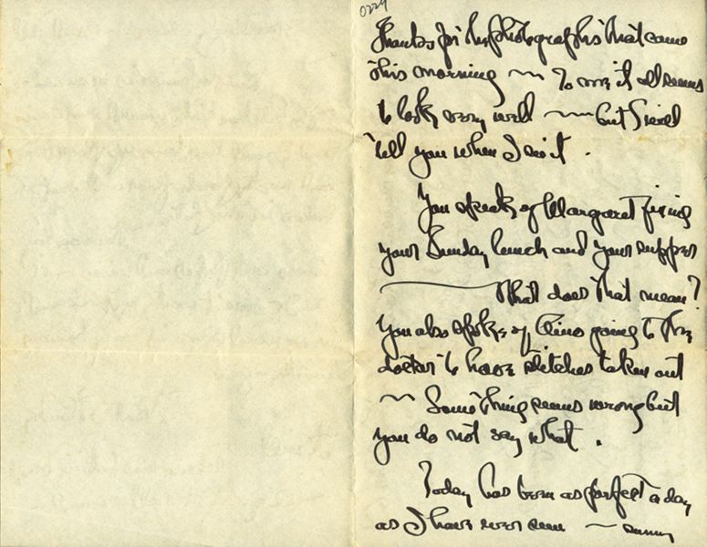 A letter with very expressive text in black ink on yellowed paper.