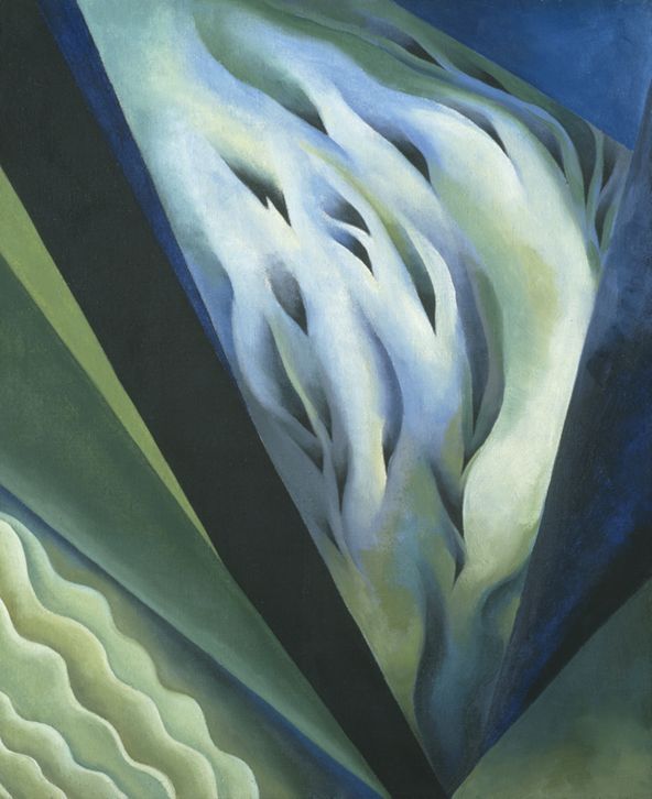 Blue Lines X, 1916 | The Georgia O'Keeffe Museum