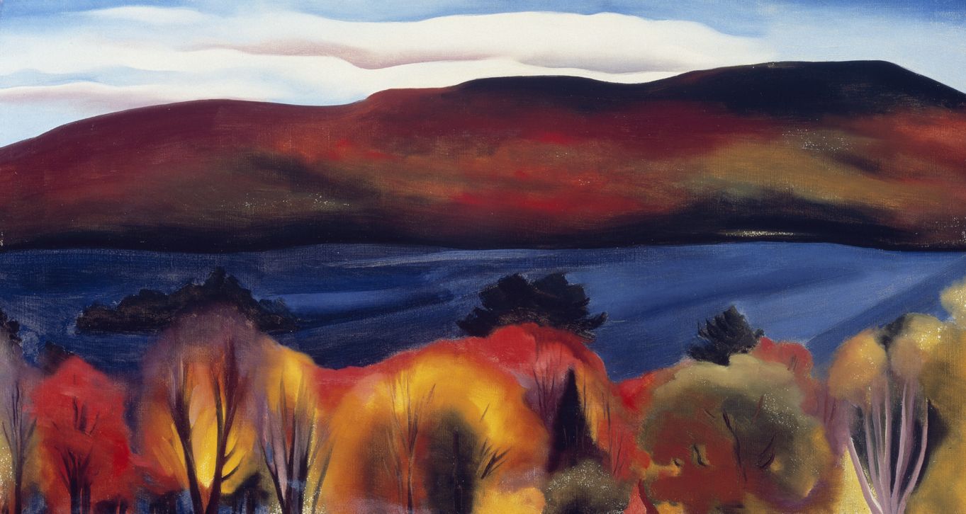 Lake George Autumn, 1927 | The Georgia O'Keeffe Museum