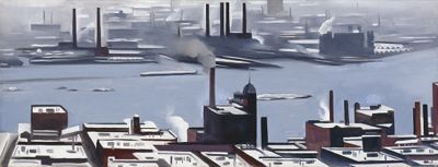 East River from the 30th Story of the Shelton Hotel, 1928