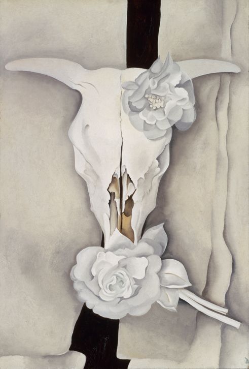 Cow's Skull with Calico Roses, 1931 | Georgia O'Keeffe Museum