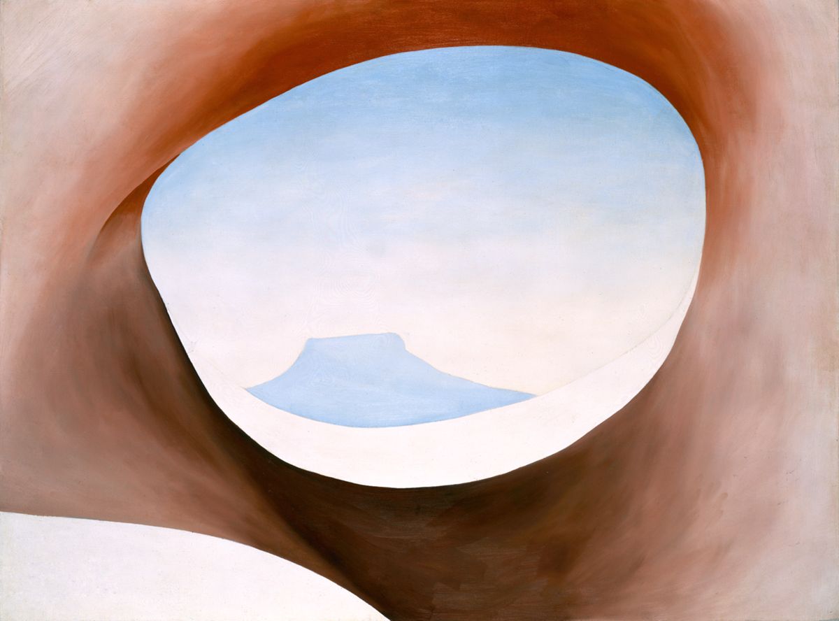 Pedernal – From the Ranch I, peinture de Georgia O’Keeffe — Minneapolis Institute of Arts
