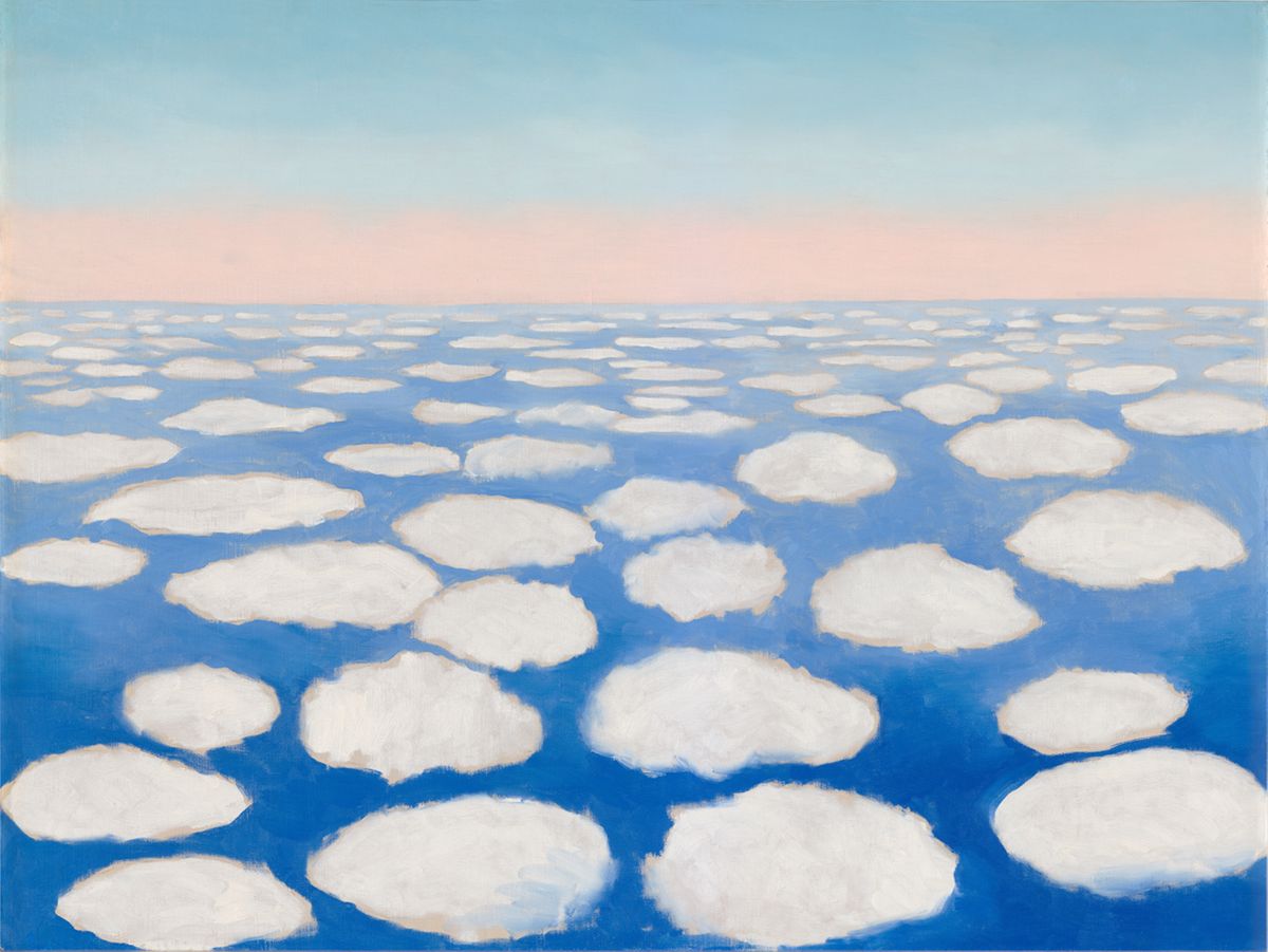 Above the Clouds I, peinture de Georgia O’Keeffe — Georgia O'Keeffe Museum