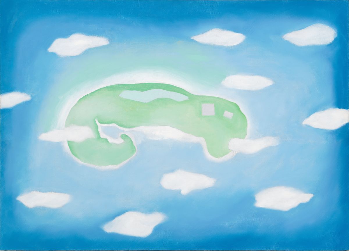 An Island with Clouds, peinture de Georgia O’Keeffe — Georgia O'Keeffe Museum