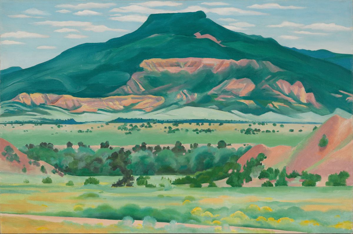 My Front Yard, Summer, peinture de Georgia O’Keeffe — Georgia O'Keeffe Museum