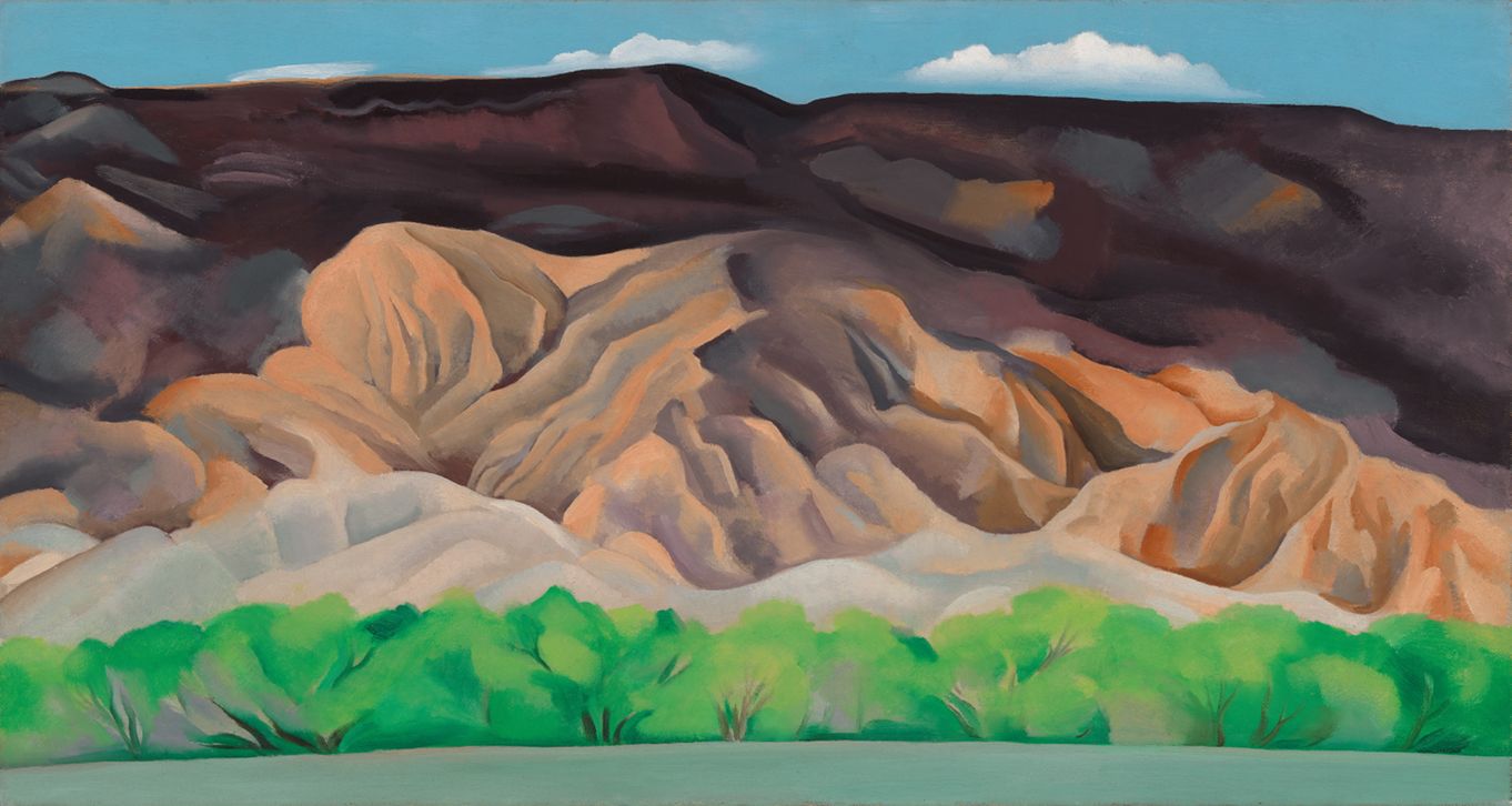 Ghost Ranch Landscape, ca. 1936 by Georgia O'Keeffe - Paper