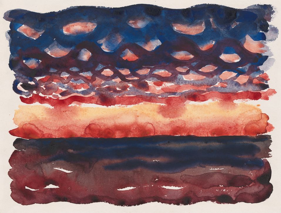 Sunrise and Little Clouds No. II, 1916 | The Georgia O'Keeffe Museum