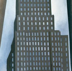 安西水丸 版画作品(Shelton Hotel) East River from the 30th Story of the Shelton Hotel - 1000Museums