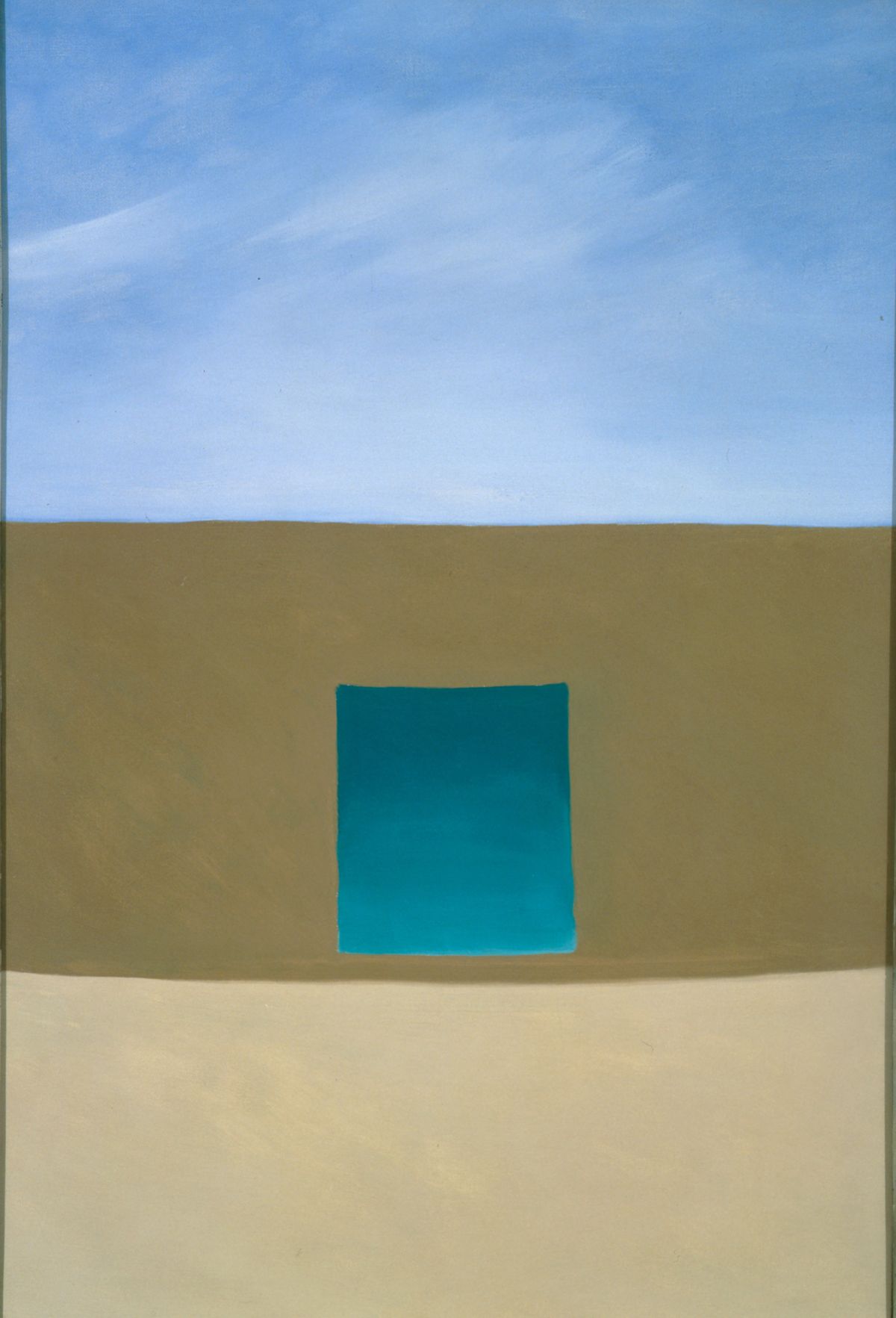 Green Patio Door, peinture de Georgia O’Keeffe — Buffalo AKG Art Museum
