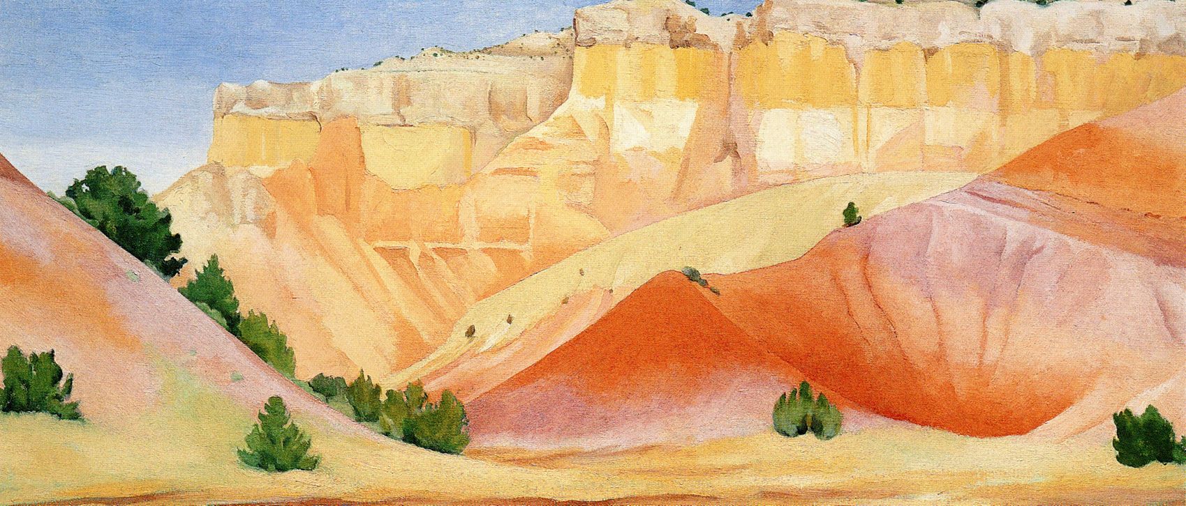 Ghost Ranch Cliffs, 1940–1942 | The Georgia O'Keeffe Museum