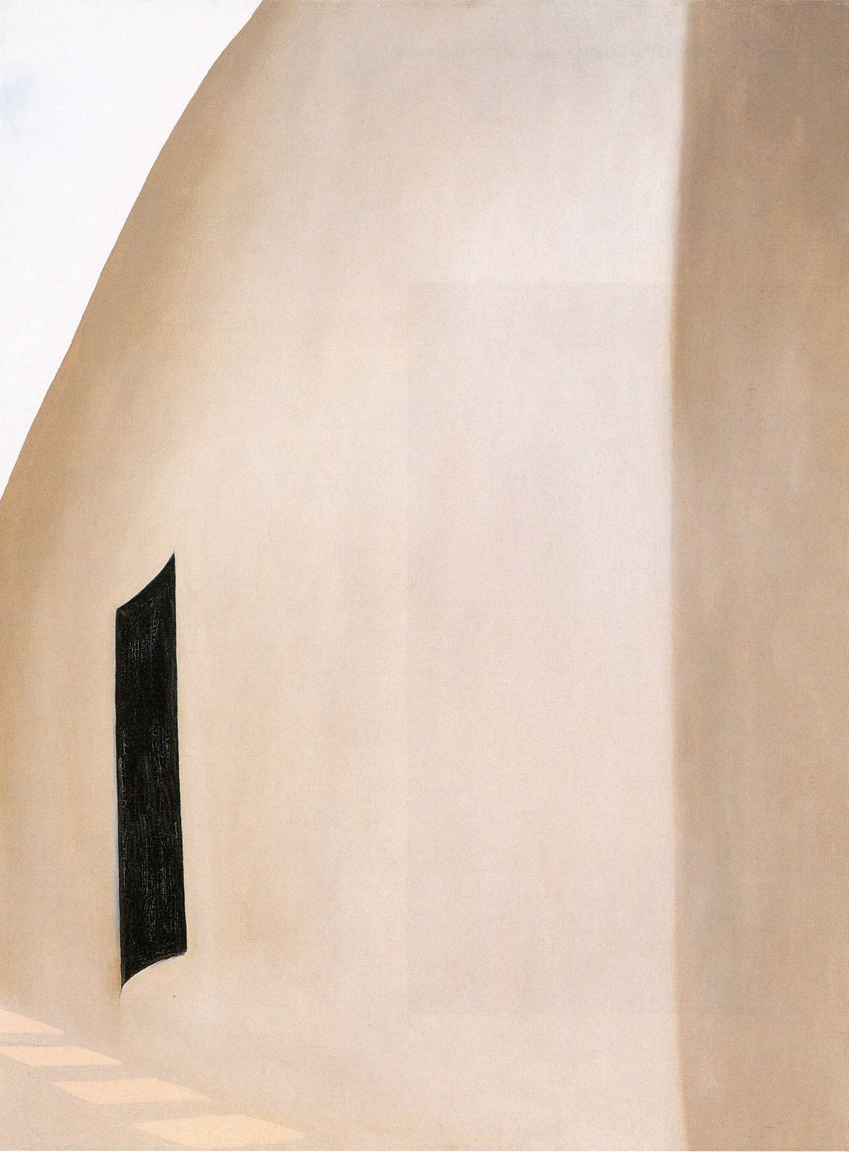 Patio with Black Door, peinture de Georgia O’Keeffe — Museum of Fine Arts (MFA Boston)