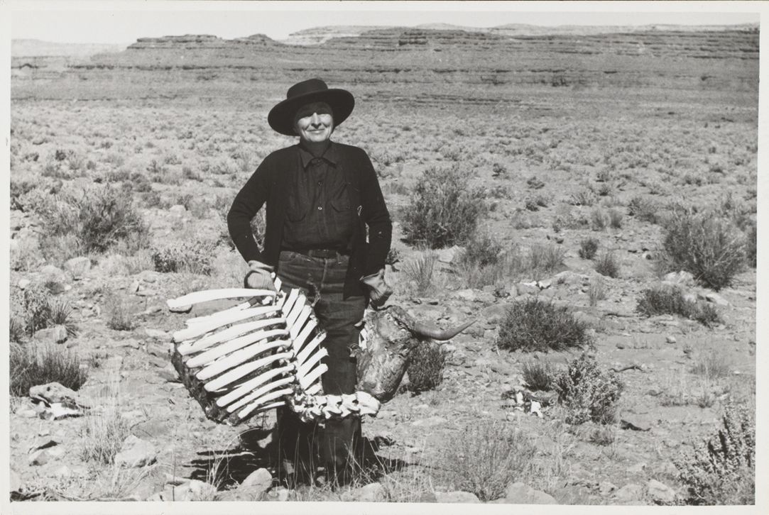 Georgia O'Keeffe and Orville Cox, Canyon de Chelly National