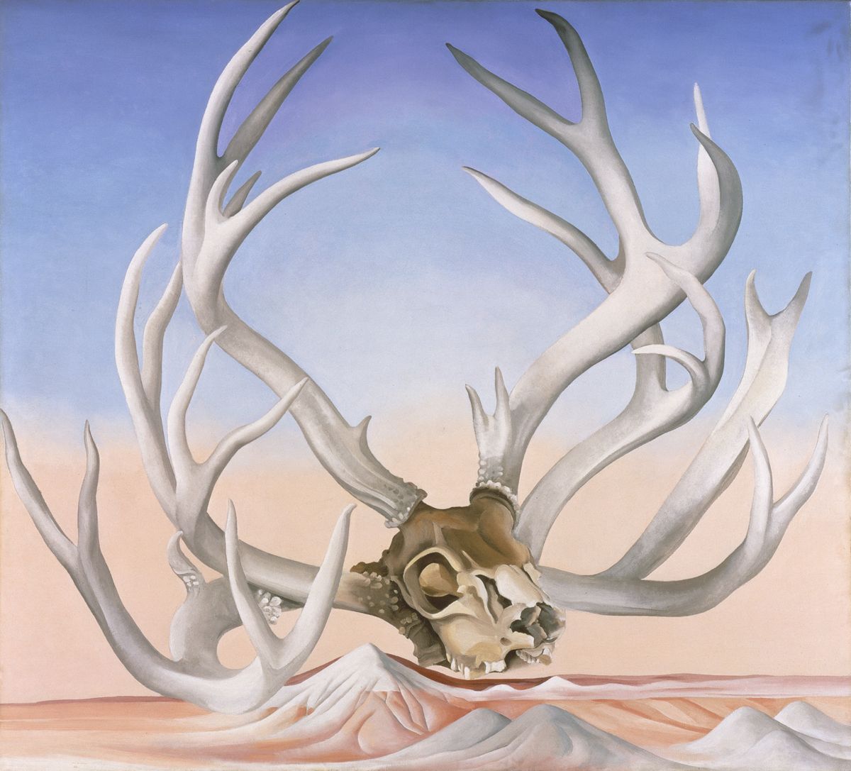From the Faraway Nearby (Deer's Horns, Near Cameron), peinture de Georgia O’Keeffe — Metropolitan Museum of Art (The Met)