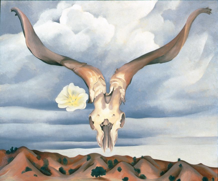 In the Patio IX, 1950 | The Georgia O'Keeffe Museum