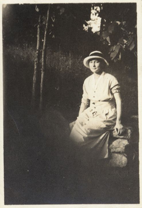 Untitled (Woman Painting), 1907–1908 | Georgia O'Keeffe Museum
