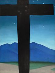 Black Cross with Stars and Blue, 1929 | Georgia O'Keeffe Museum