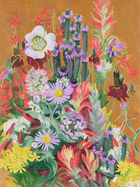 絵画 Flower. Mountain Flowers No. I, 1940 | The Georgia O'Keeffe Museum