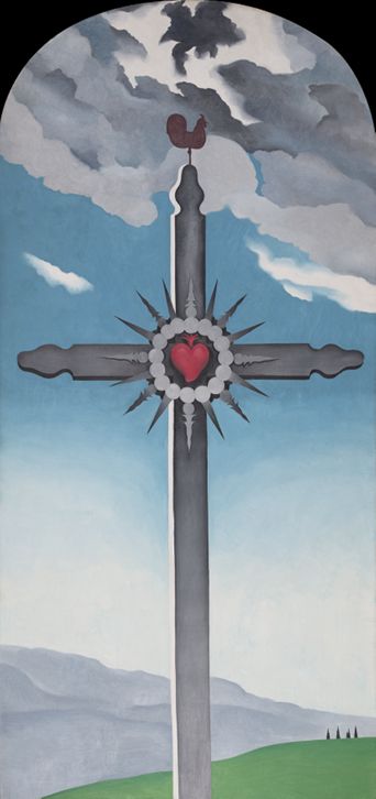 Cross with Red Heart, 1932 | Georgia O'Keeffe Museum: Access O'Keeffe