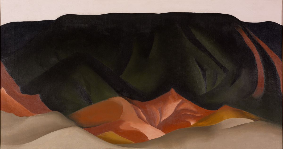 Dark Mesa with Pink Sky, peinture de Georgia O’Keeffe — Amon Carter Museum of American Art