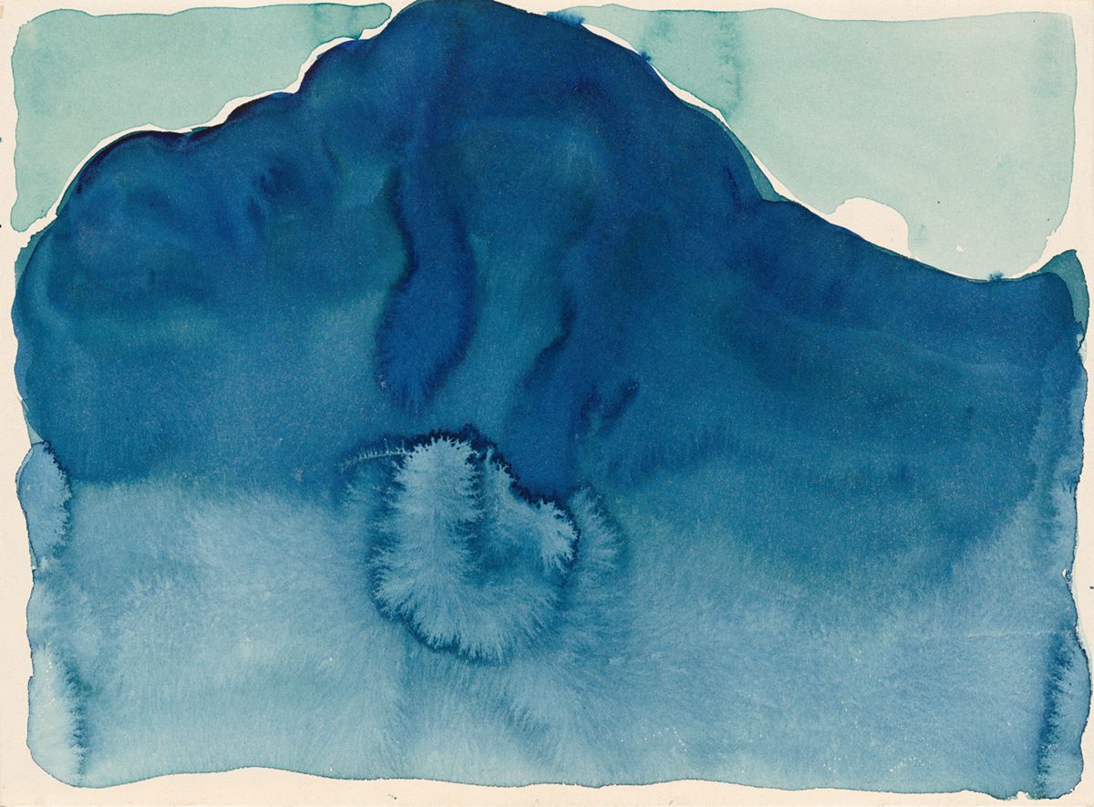 Blue Hill No. 1, peinture de Georgia O’Keeffe — National Gallery of Art (NGA)