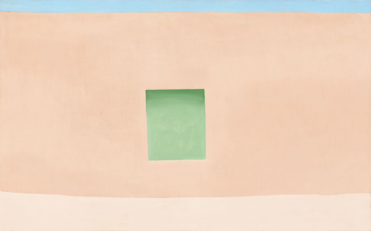 Wall with Green Door, peinture de Georgia O’Keeffe — National Gallery of Art (NGA)