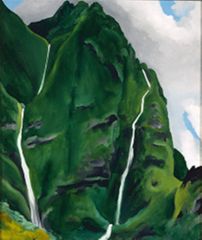 Waterfall End of Road 'ʻĪao Valley, 1939 | Georgia O'Keeffe Museum