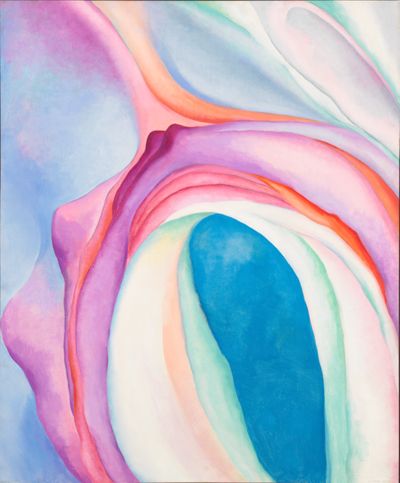 Music – Pink and Blue No. I, 1918 | Georgia O'Keeffe Museum