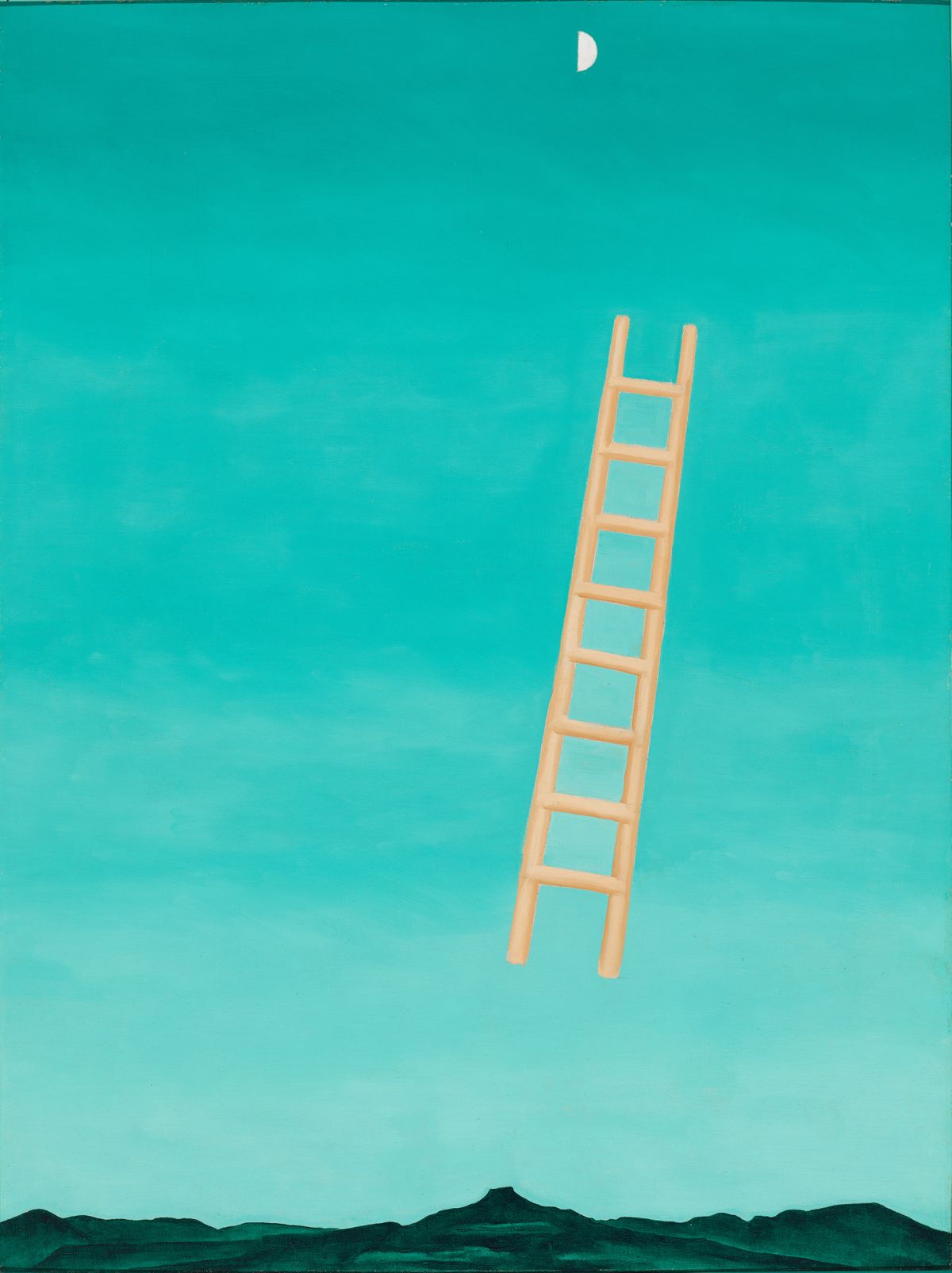 Ladder to the Moon, peinture de Georgia O’Keeffe — Whitney Museum of American Art