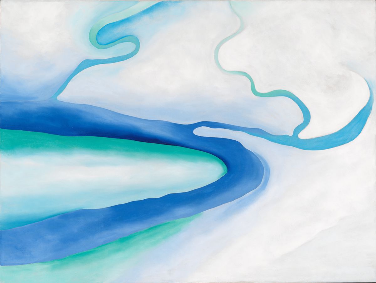 It Was Blue and Green, peinture de Georgia O’Keeffe — Whitney Museum of American Art