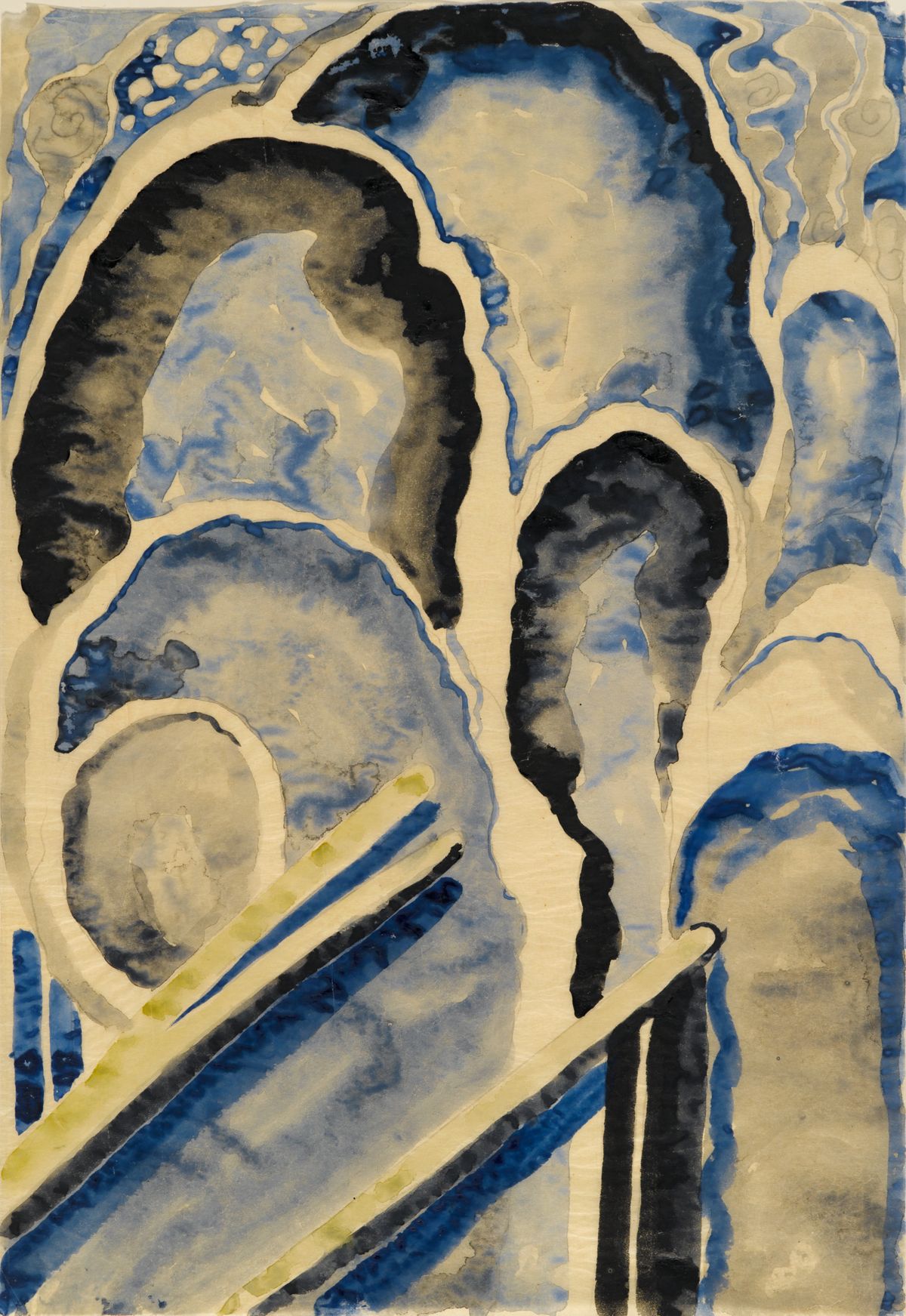 Blue No. I, peinture de Georgia O’Keeffe — Brooklyn Museum of Art
