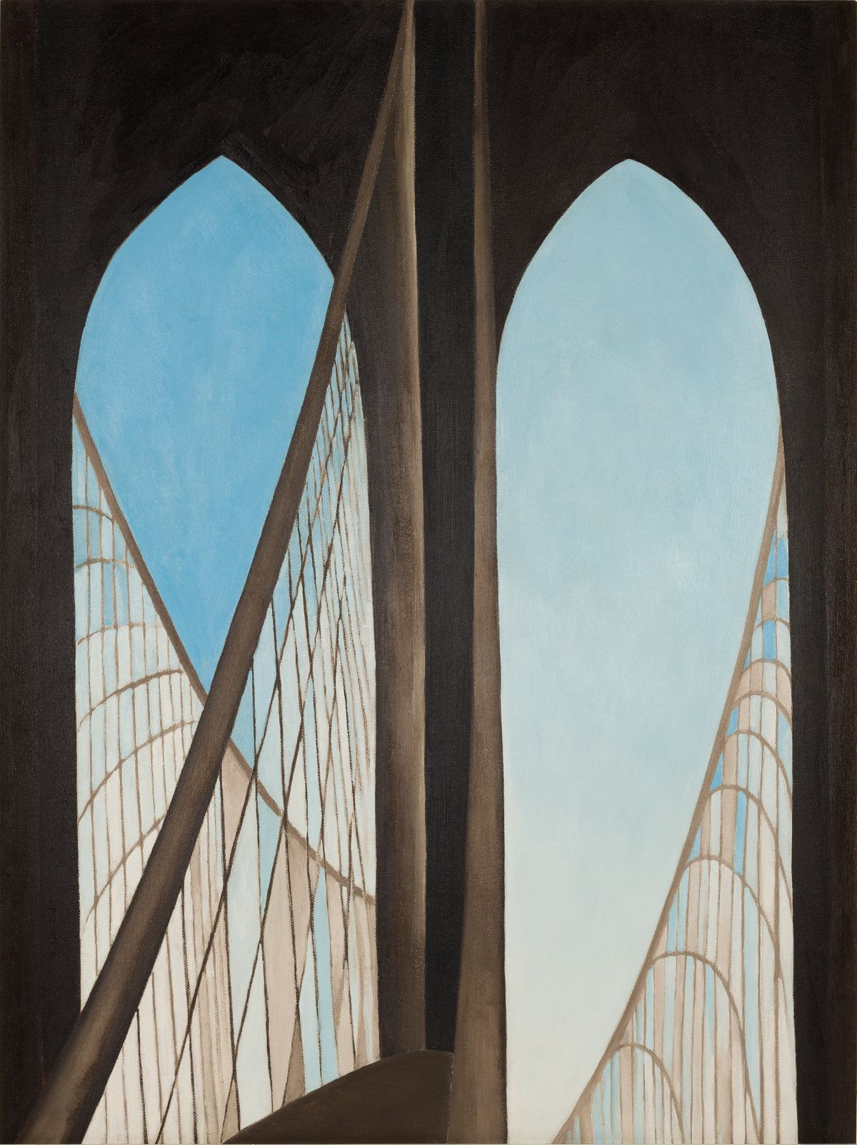 Brooklyn Bridge, peinture de Georgia O’Keeffe — Brooklyn Museum of Art