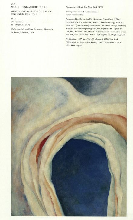 Music – Pink and Blue No. I, 1918 | Georgia O'Keeffe Museum