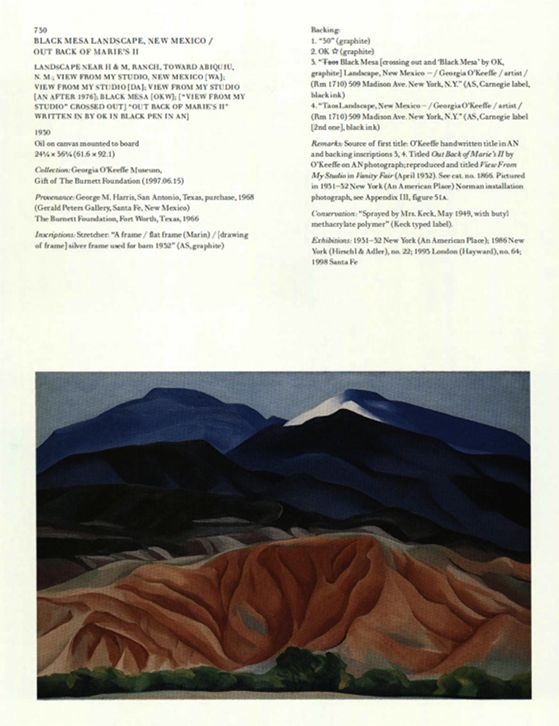 Black Mesa Landscape, New Mexico/Out Back of Marie's II, 1930