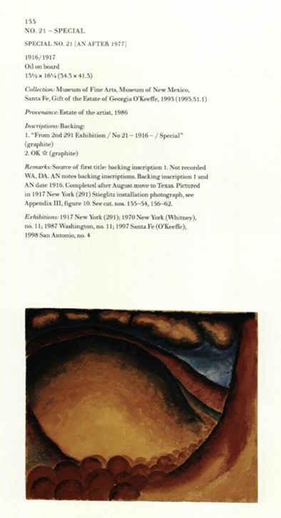 No. 21 – Special, 1916–1917 | Georgia O'Keeffe Museum: Access O'Keeffe