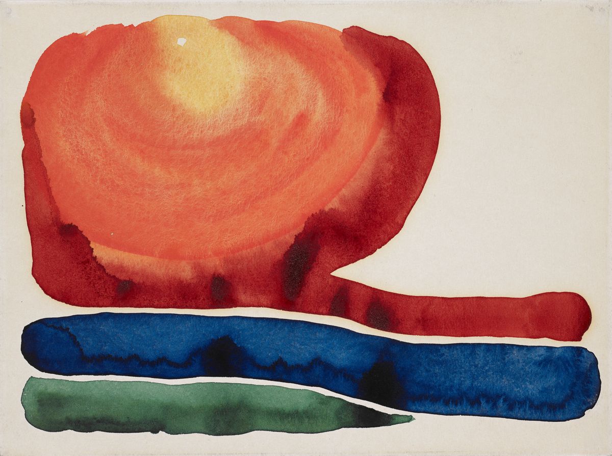 Evening Star No. II, peinture de Georgia O’Keeffe — Crystal Bridges Museum of American Art