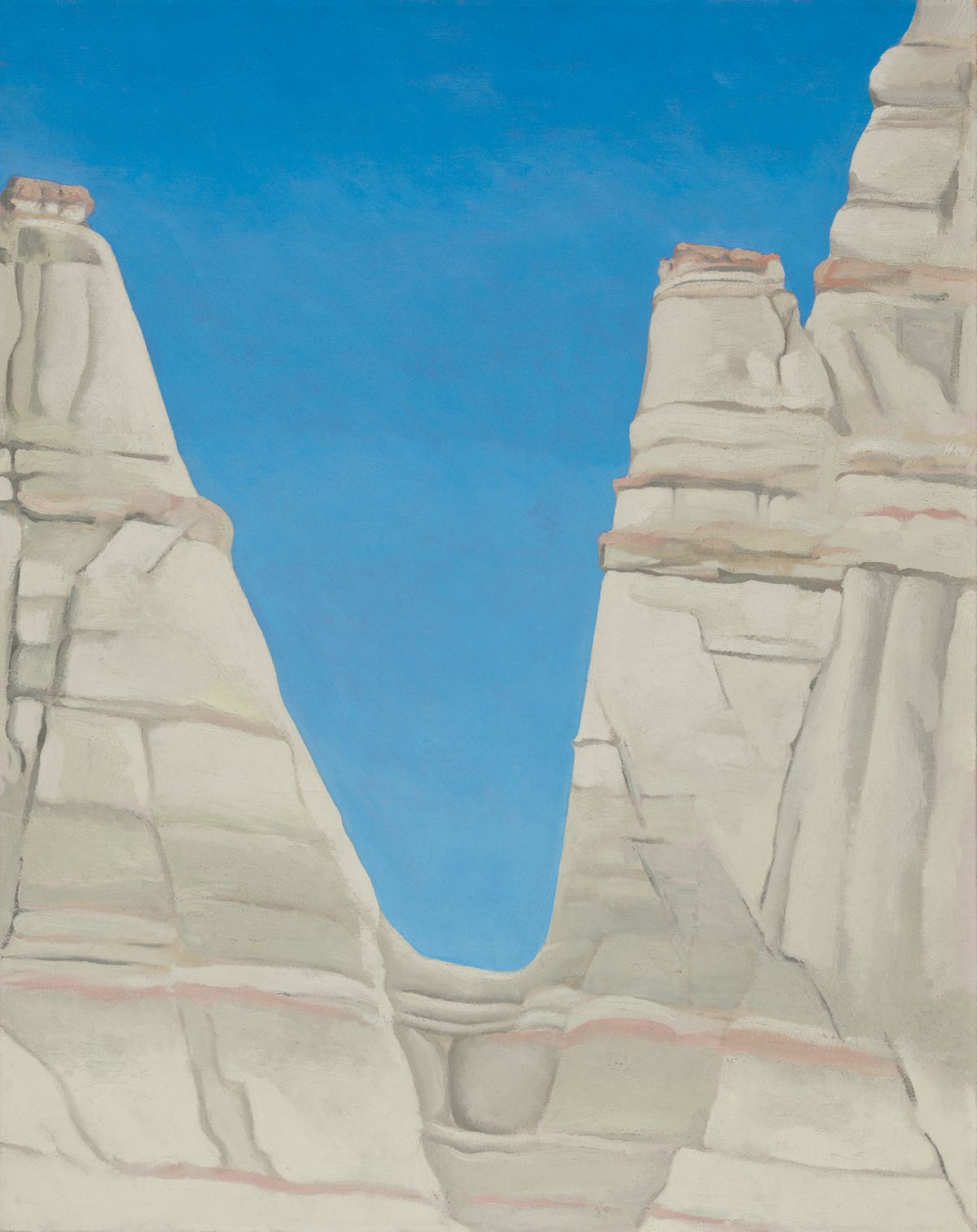 The White Place in Sun, peinture de Georgia O’Keeffe — Art Institute of Chicago