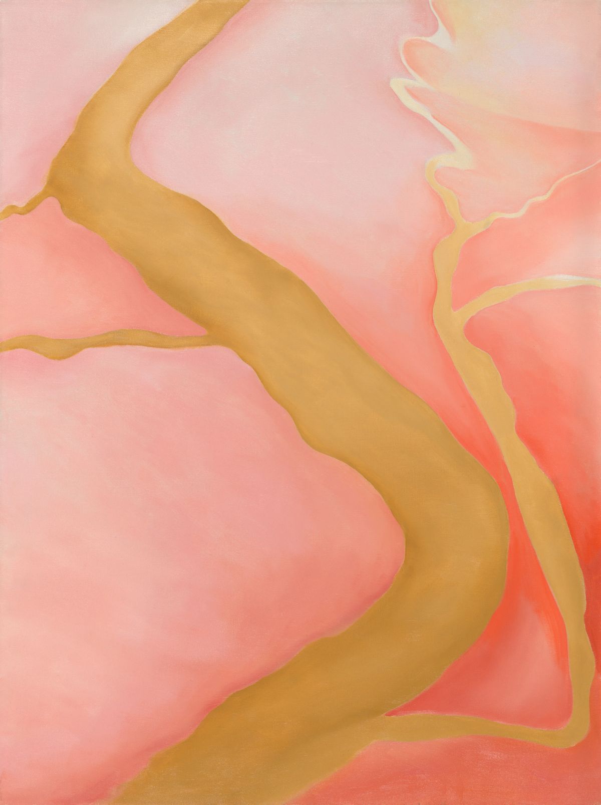 It Was Yellow and Pink III, peinture de Georgia O’Keeffe — Art Institute of Chicago
