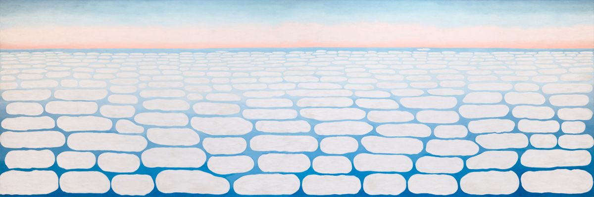 Sky Above Clouds IV, peinture de Georgia O’Keeffe — Art Institute of Chicago