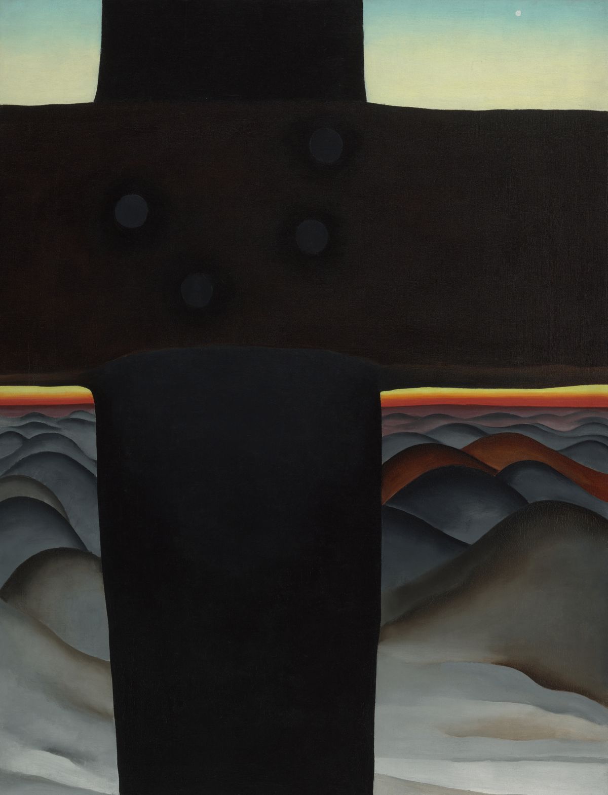 Black Cross, peinture de Georgia O’Keeffe — Art Institute of Chicago